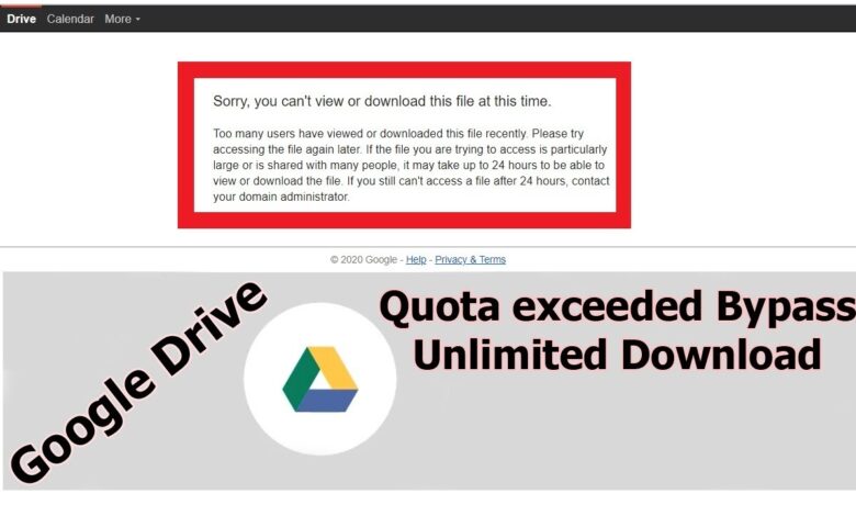 Download Quota Exceeded For This File So You Can't